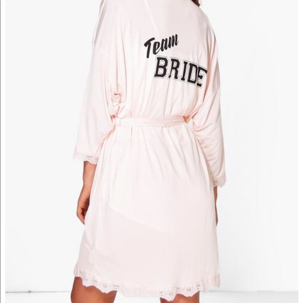 NEVER BEEN USED Team Bride Robe!!